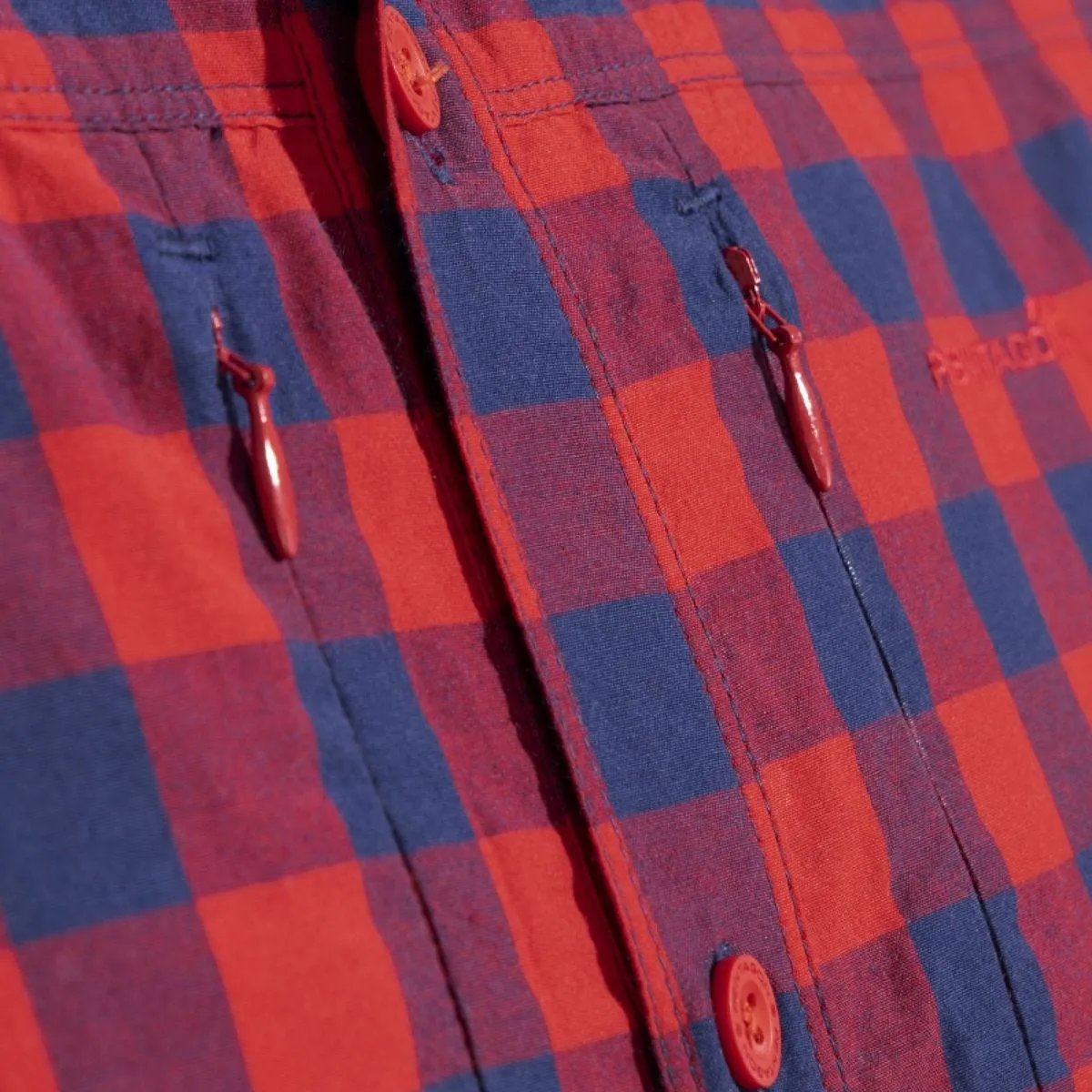 Pentagon Tactical Shirt Red Checks