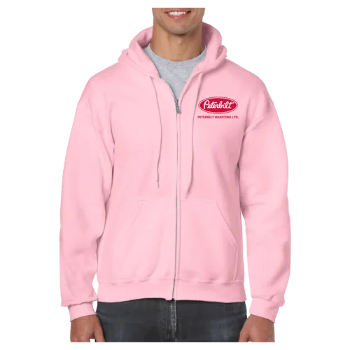 Peterbilt Manitoba Zip Hoodie in Gildan Black for Men