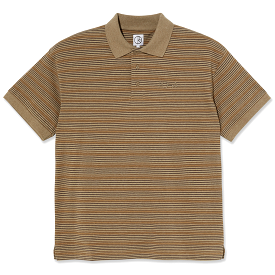 Polar Skate Co Striped Polo Shirt.