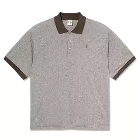 Polar Skate Co. Surf Polo Shirt in Brown Illusion.