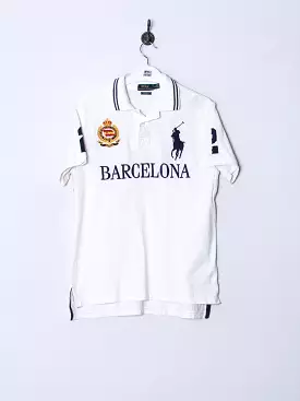 Polo Ralph Lauren Barcelona White Polo Shirt.