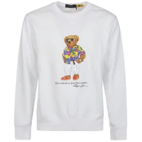 Polo Ralph Lauren Bear Crewneck White Sweater