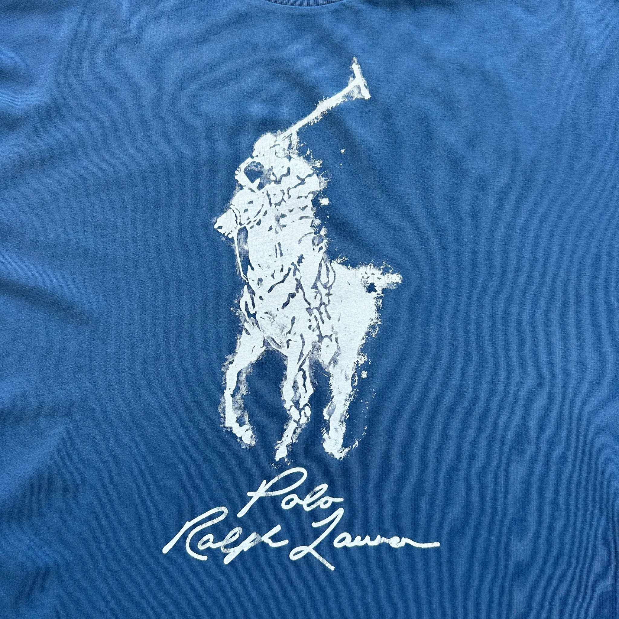 Polo Ralph Lauren Big Pony Jersey T-Shirt Blue