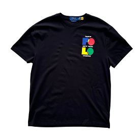 Polo Ralph Lauren Black Logo T-Shirt - Classic Fit City Jersey