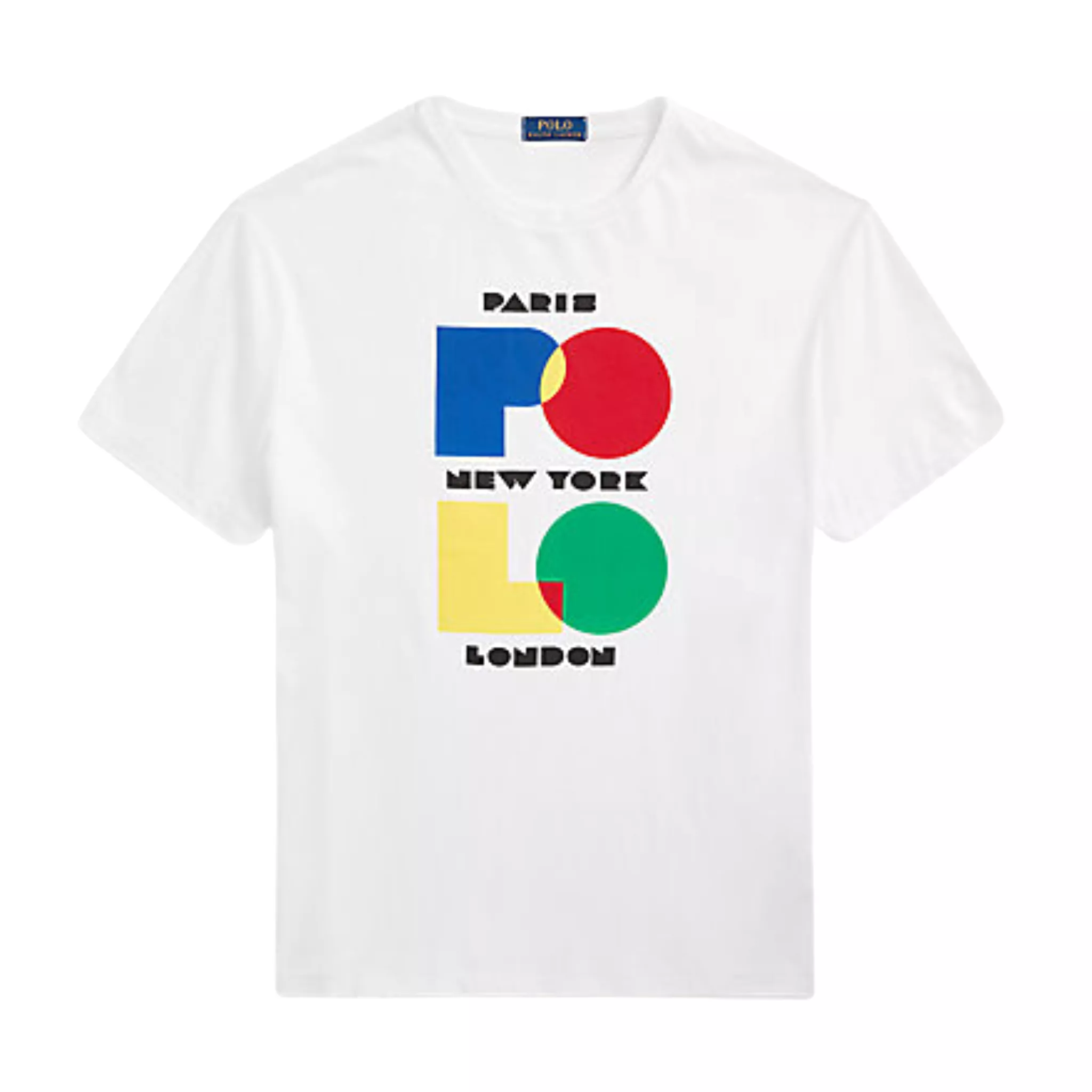 Polo Ralph Lauren City Logo Jersey T-Shirt, White