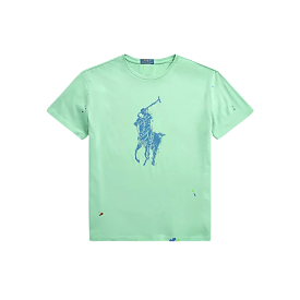 Polo Ralph Lauren Classic Fit Big Pony T-Shirt in Vineyard Green