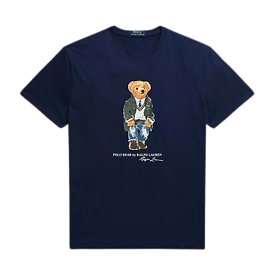 Polo Ralph Lauren classic fit navy polo bear jersey t-shirt