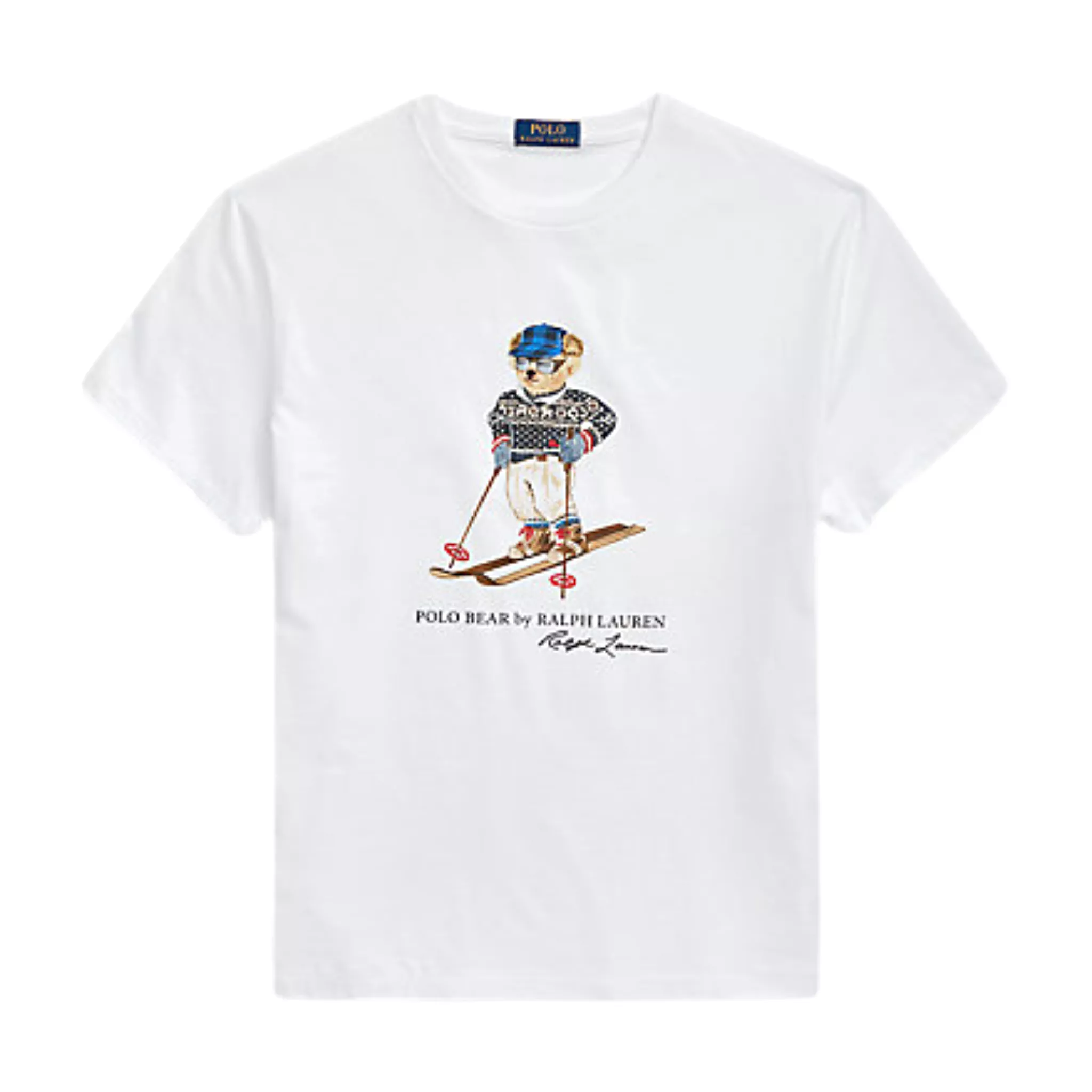 Polo Ralph Lauren Classic Fit Polo Bear Jersey Shirt, White - Google SEO result.