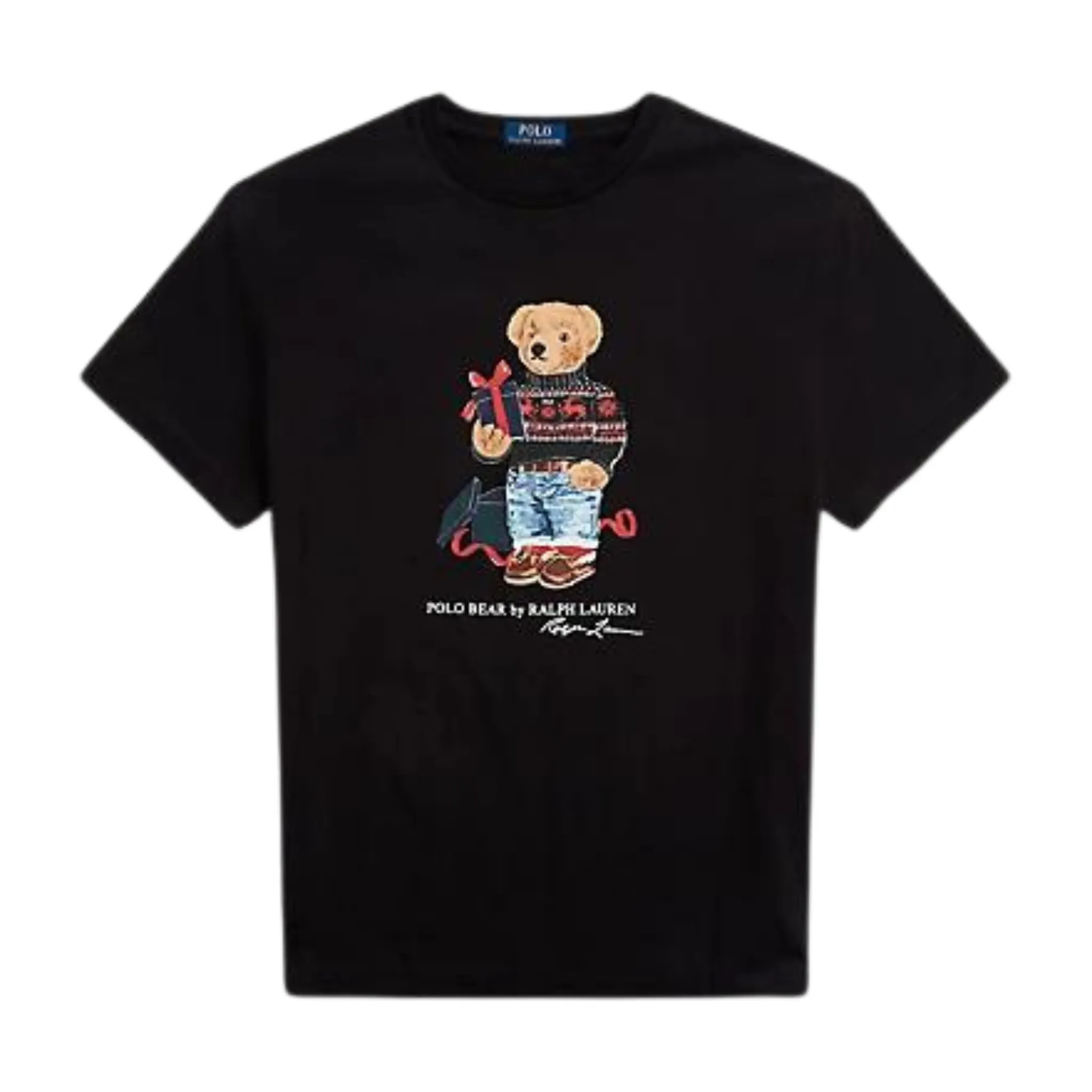 Polo Ralph Lauren Classic Fit Polo Bear Jersey T-Shirt Black