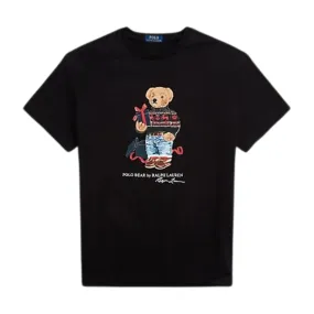 Polo Ralph Lauren Classic Fit Polo Bear Jersey T-Shirt Black