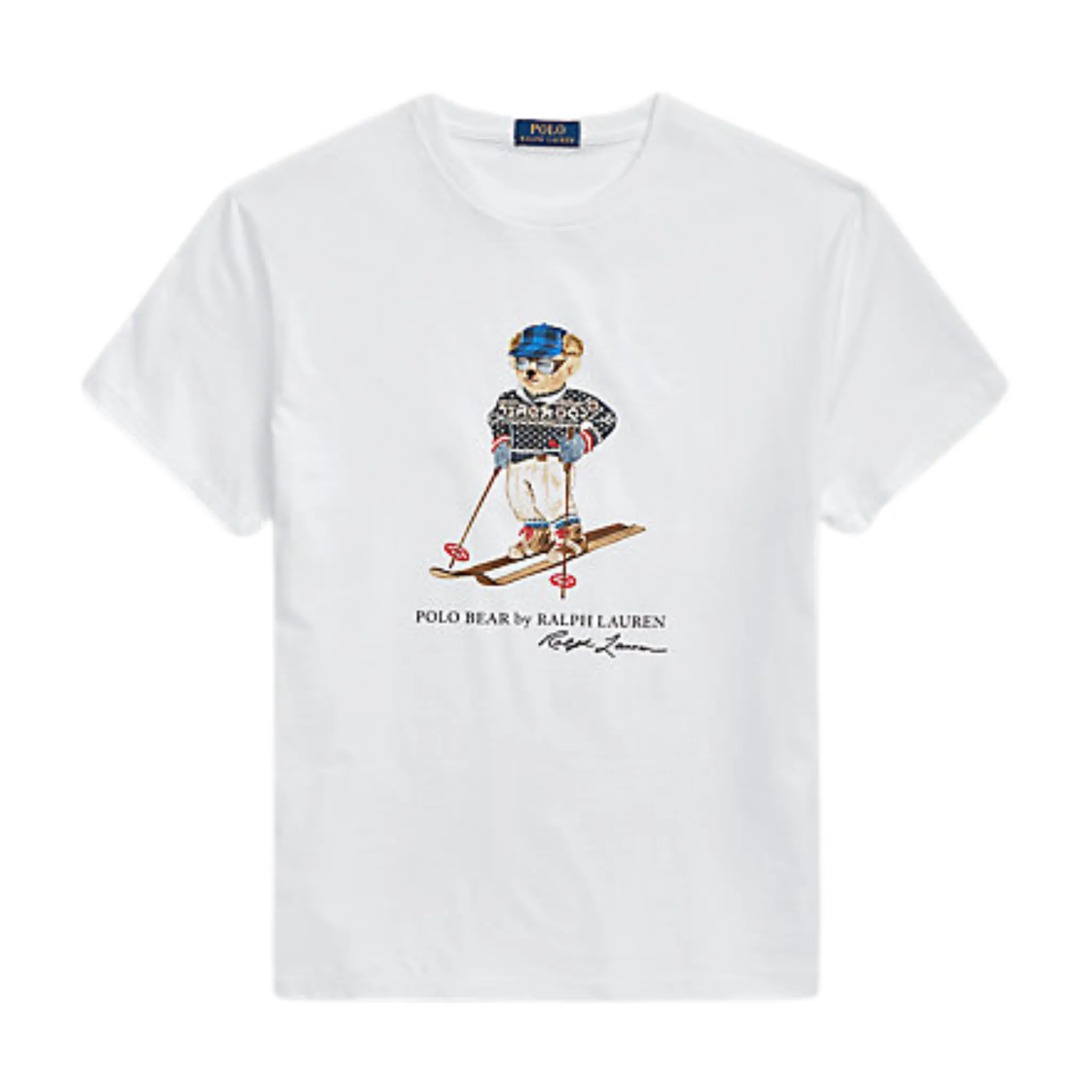 Polo Ralph Lauren Classic Fit Bear Jersey T-Shirt White