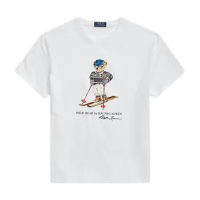 Polo Ralph Lauren Classic Fit Bear Jersey T-Shirt White