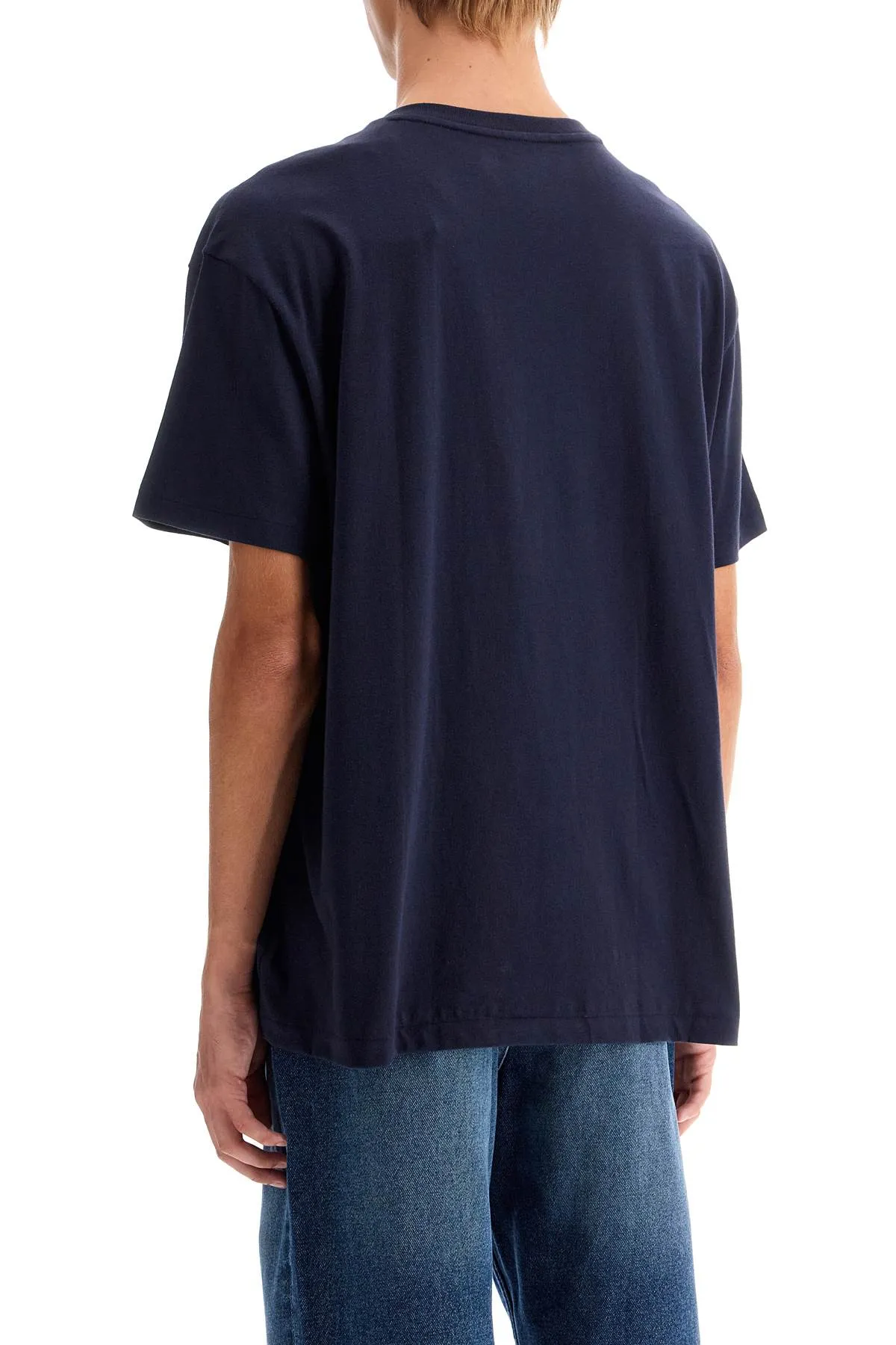 Blue V-Neck T Shirt by Polo Ralph Lauren Classic Fit