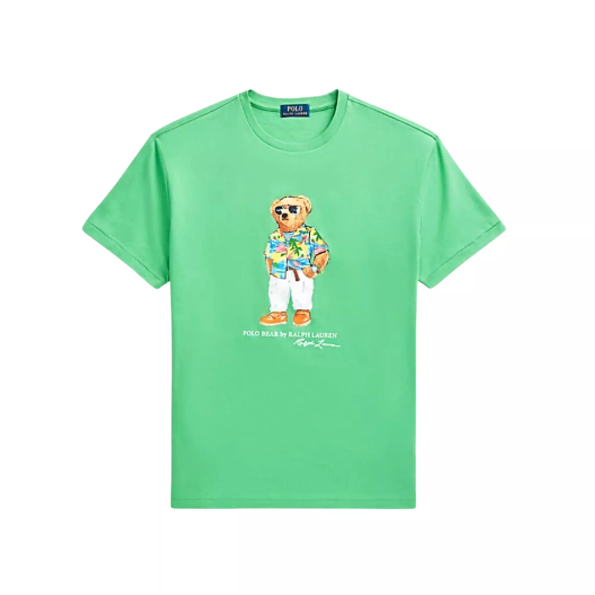 Polo Ralph Lauren Green Classic Fit Polo Bear Jersey T-Shirt