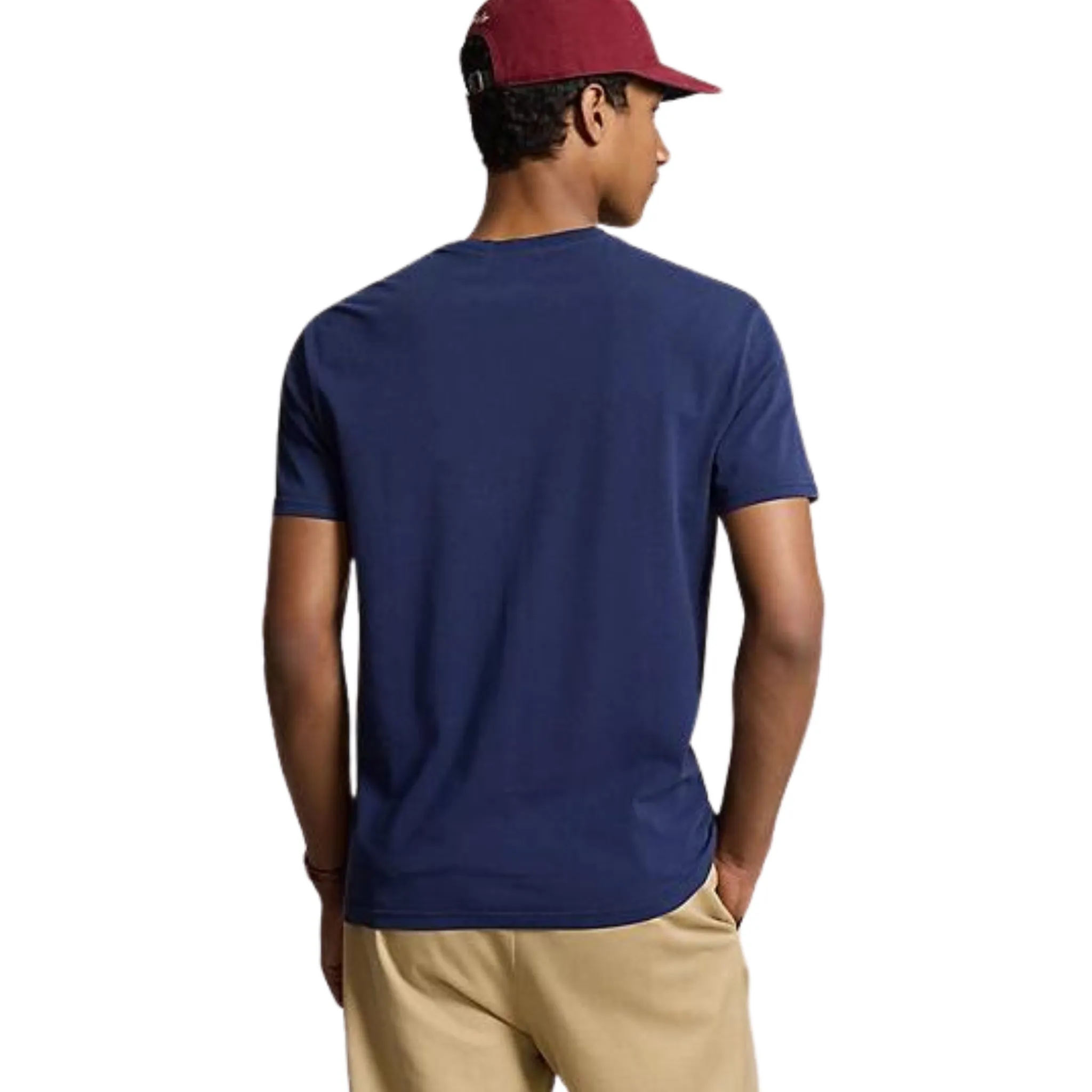 Navy Polo Ralph Lauren Jersey Graphic T-Shirt