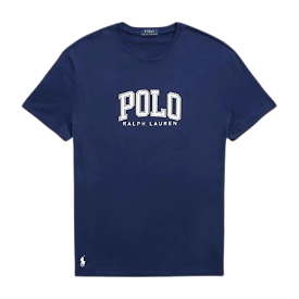 Polo Ralph Lauren Navy Classic Fit Collegiate Jersey T-Shirt