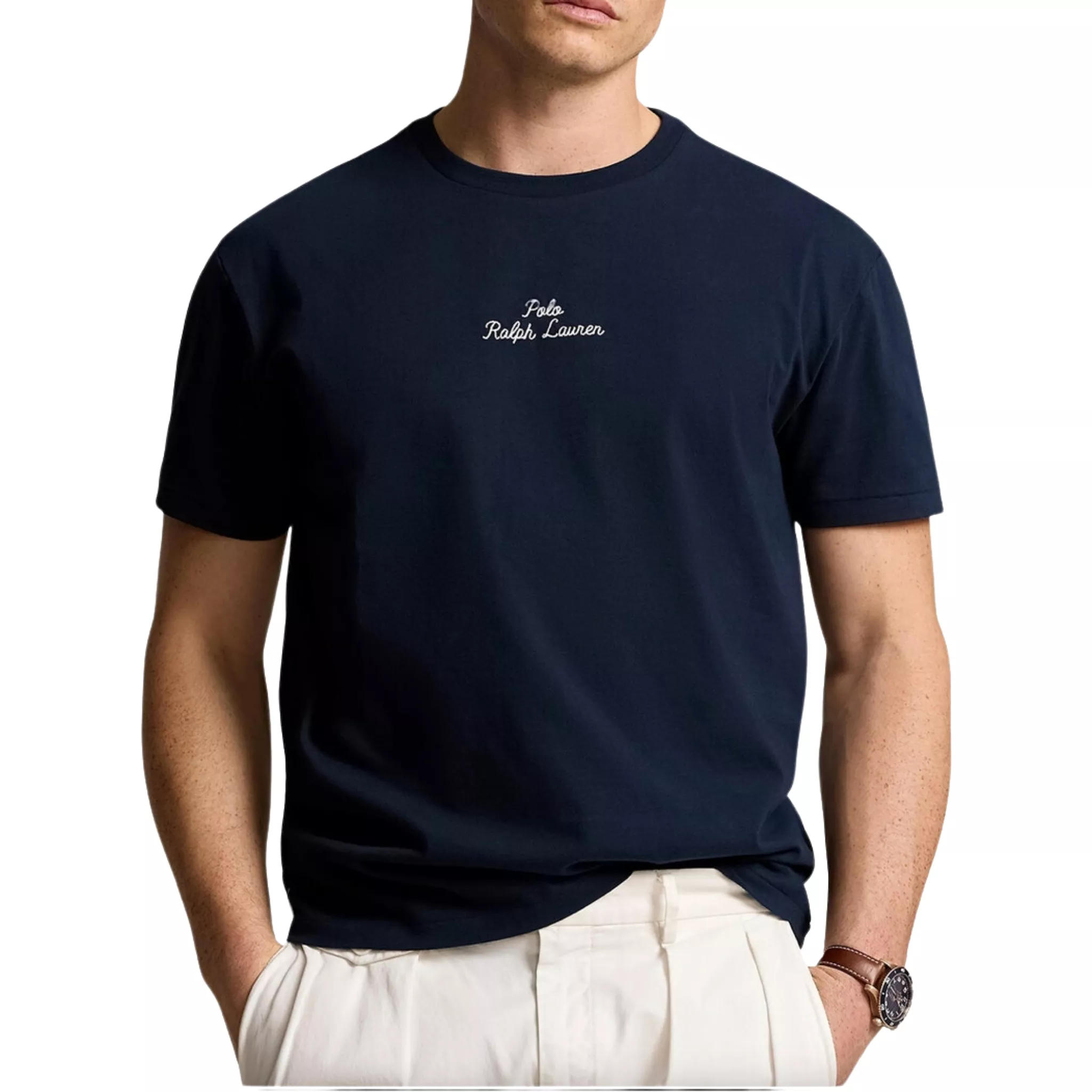 Polo Ralph Lauren navy logo jersey t-shirt classic fit