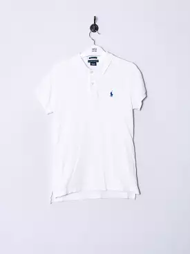 Polo Ralph Lauren Slim Fit White Polo Shirt.