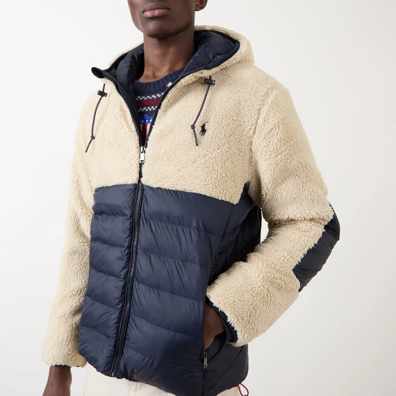 POLO RALPH LAUREN Terra Hybrid Hooded Jacket Navy