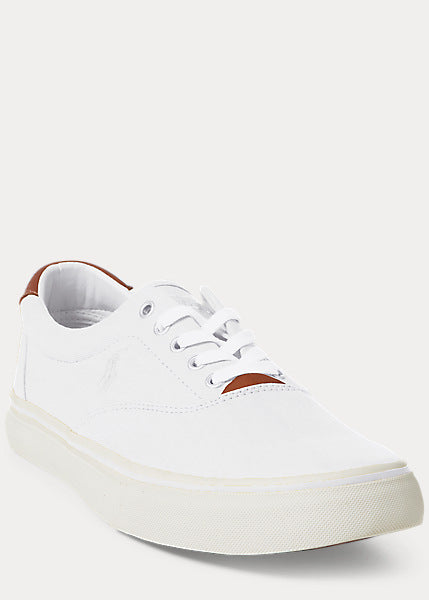 Polo Ralph Lauren - Thornton Canvas Low-Top Sneakers in White