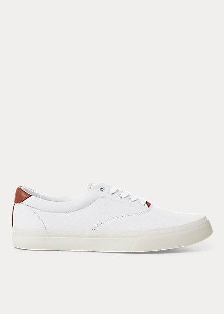 Polo Ralph Lauren - Thornton Canvas Low-Top Sneakers in White