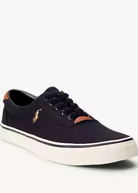 Polo Ralph Lauren Thornton Canvas Sneakers Black