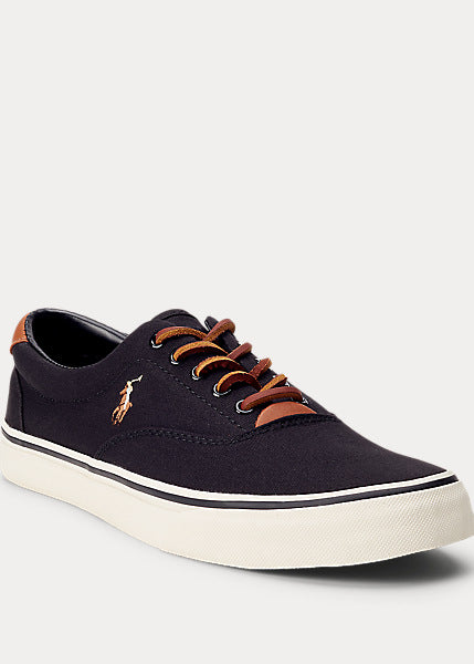 Polo Ralph Lauren Thornton Canvas Sneakers Black