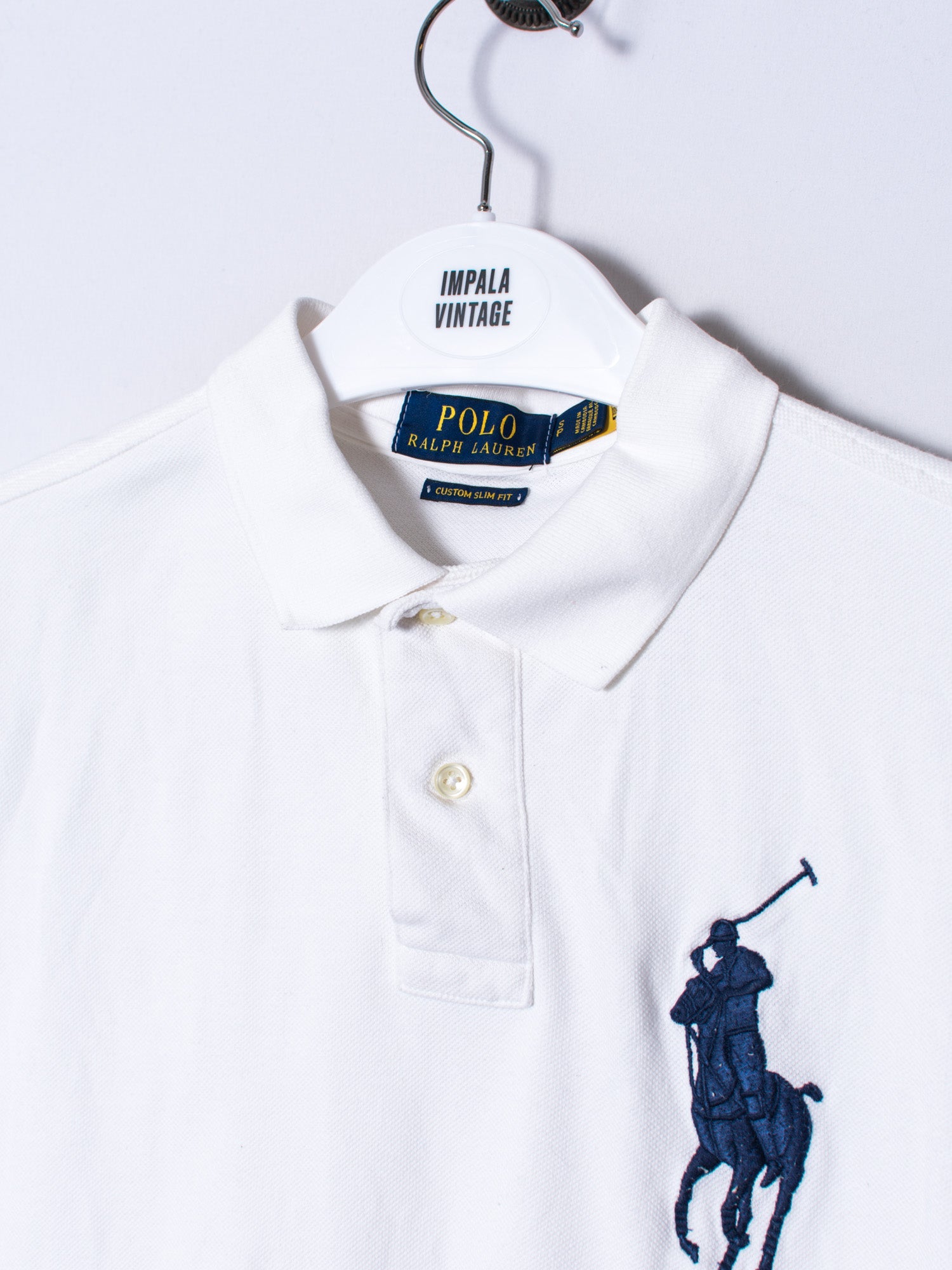 Polo Ralph Lauren White Polo Shirt.