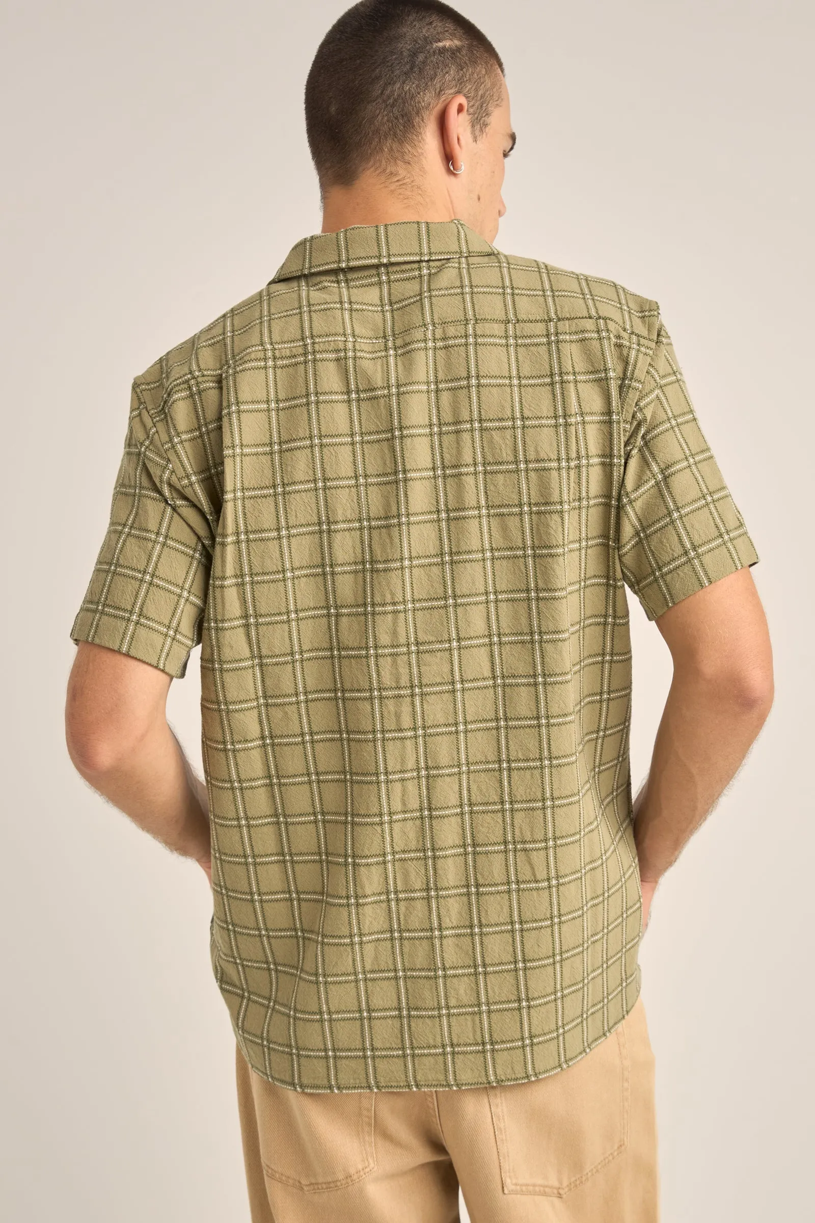 Green Postcard Checked Shirt