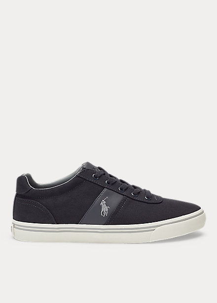 Ralph Lauren Hanford Canvas Sneakers - Dark Carbon Grey