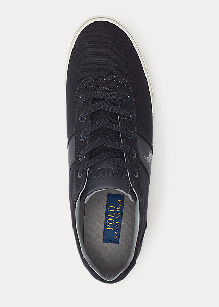 Ralph Lauren Hanford Canvas Sneakers - Dark Carbon Grey