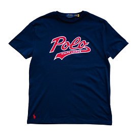 Ralph Lauren Navy Script Logo T-Shirt