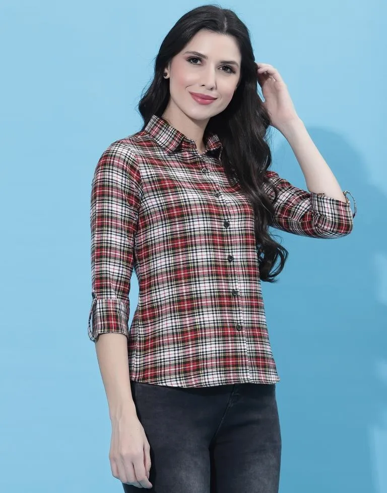 Red and Black Plaid Shirt