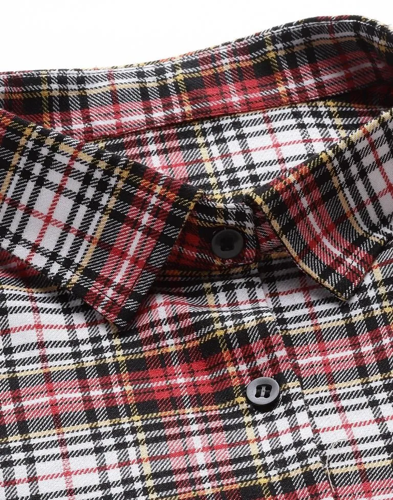 Red and Black Plaid Shirt