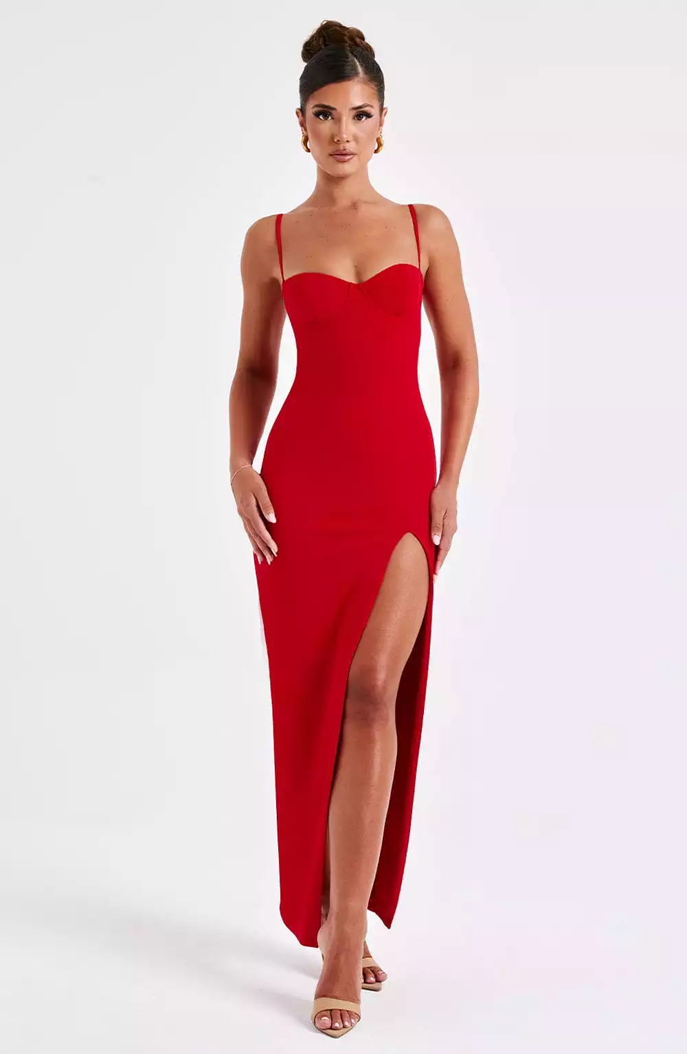 Red Asteria Maxi Dress