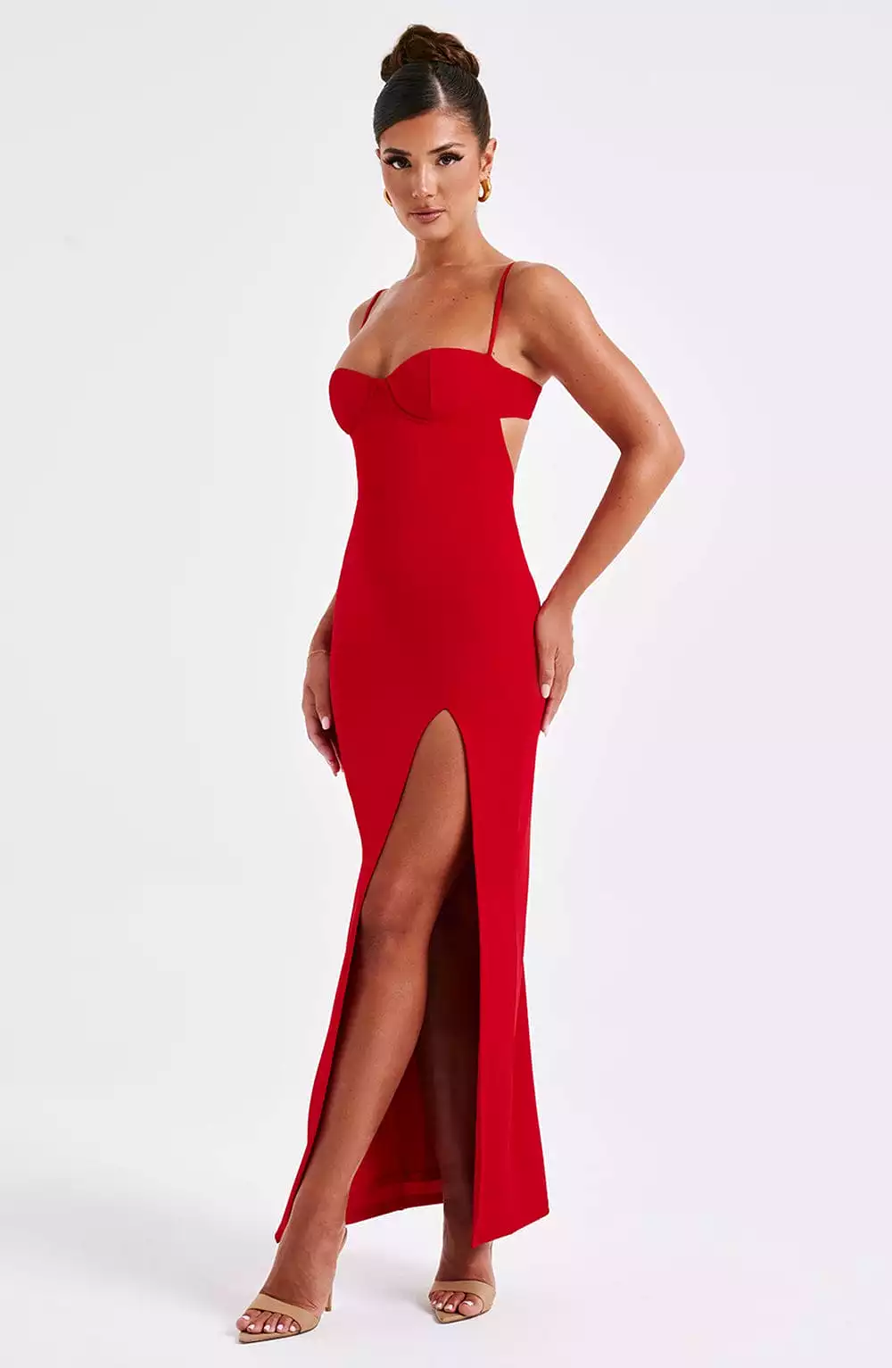 Red Asteria Maxi Dress