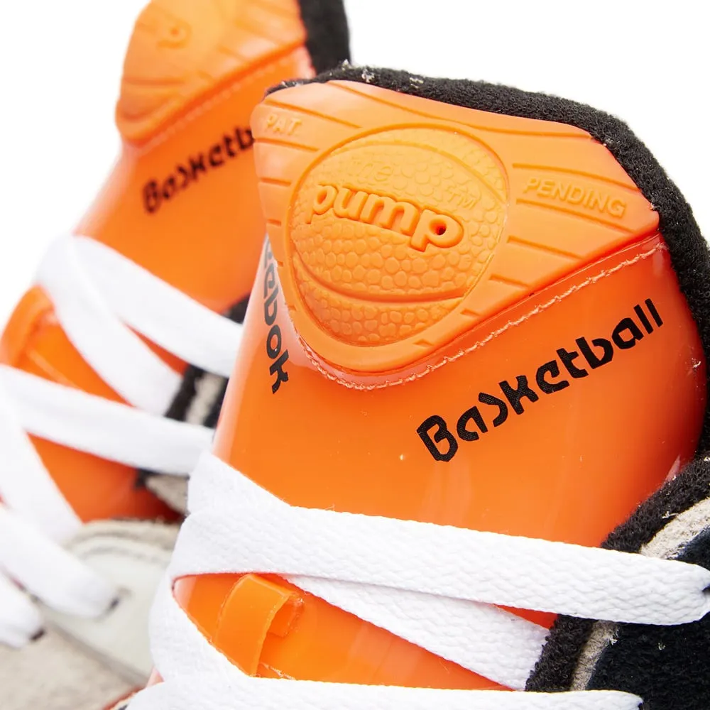 Reebok x 24 Kilates White, Black & Swag Orange Pump Certified