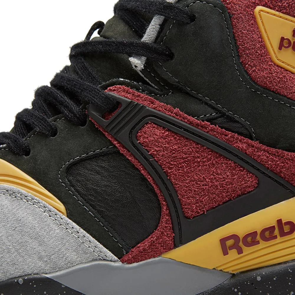 Reebok Bodega Pump Certified Light Grey Burgundy Black