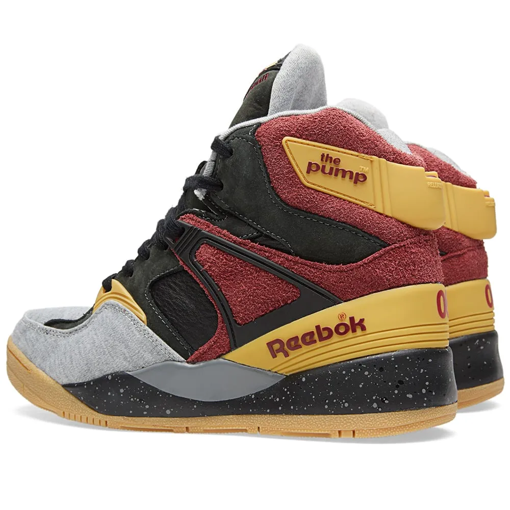 Reebok Bodega Pump Certified Light Grey Burgundy Black