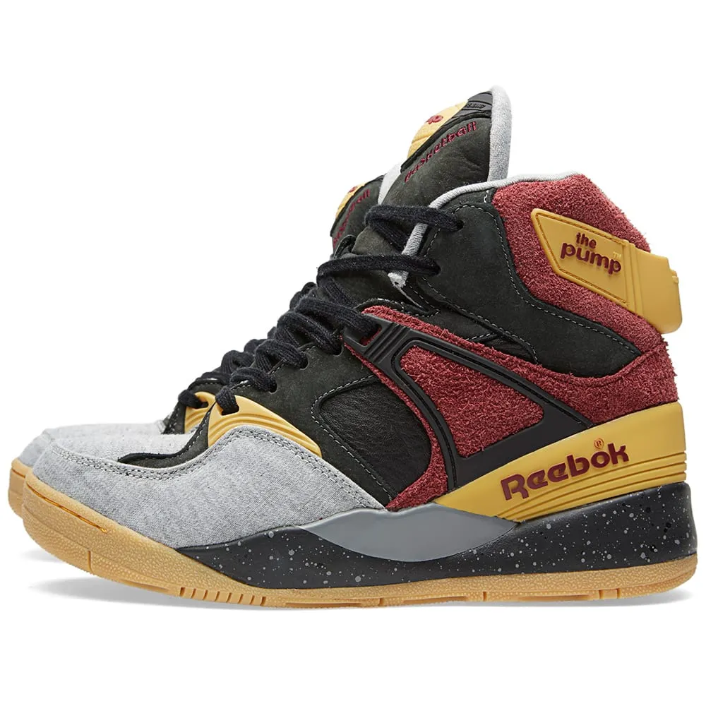 Reebok Bodega Pump Certified Light Grey Burgundy Black