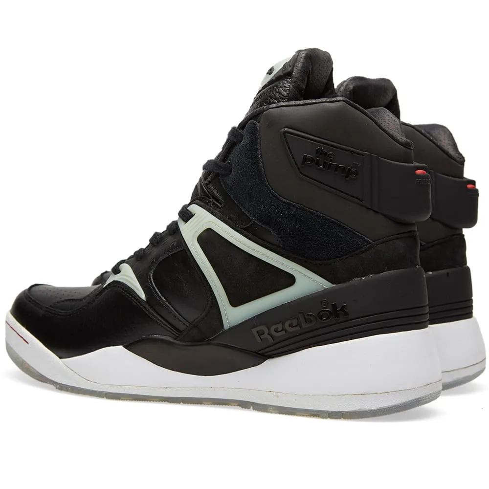 Reebok Burn Rubber Pump Certified Black GID White Scarlet