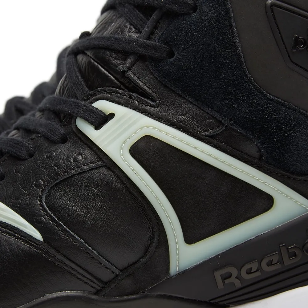 Reebok Burn Rubber Pump Certified Black GID White Scarlet