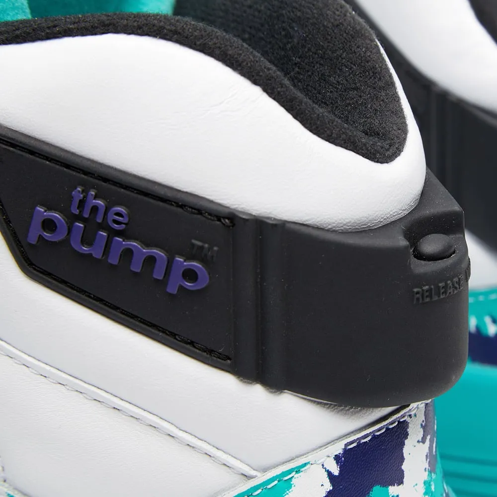 Reebok x Invincible White, Time Teal & Team Purple Pump Certified