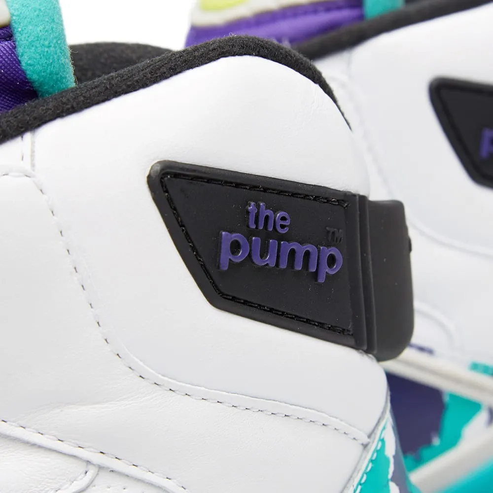 Reebok x Invincible White, Time Teal & Team Purple Pump Certified