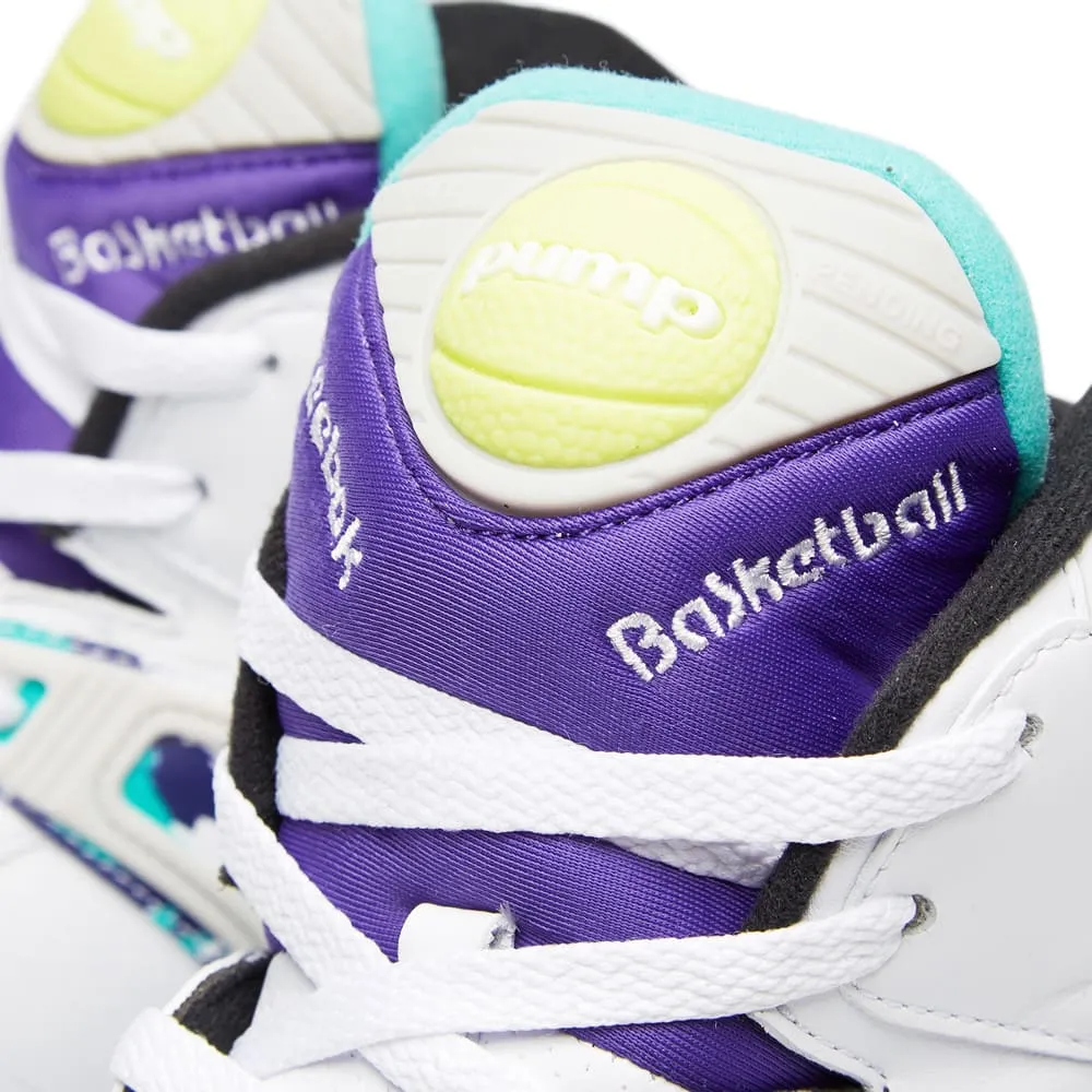 Reebok x Invincible White, Time Teal & Team Purple Pump Certified