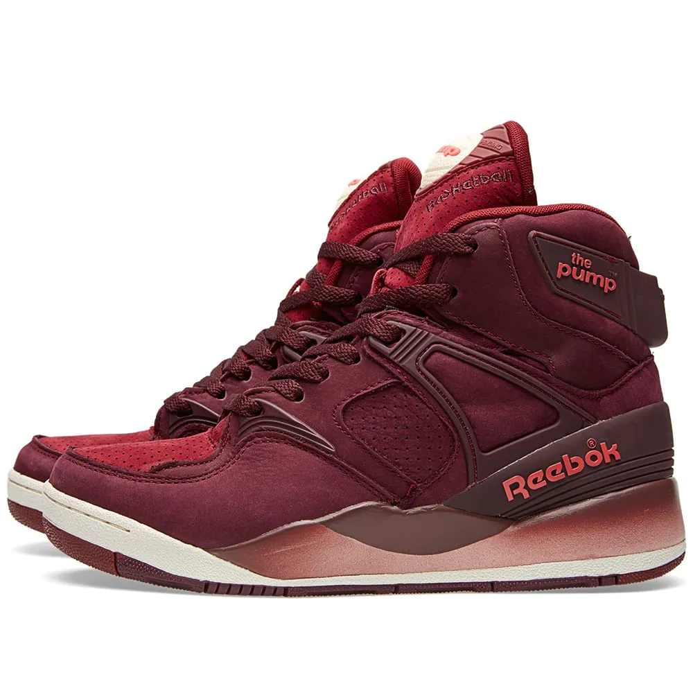 Reebok Limited Editions Pump Certified Dark Red Burgundy