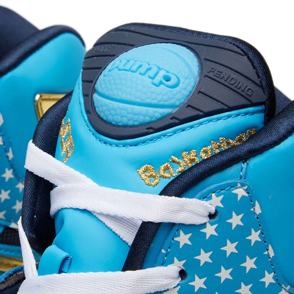 Reebok Certified California Blue & Matte Gold Pump by Major.