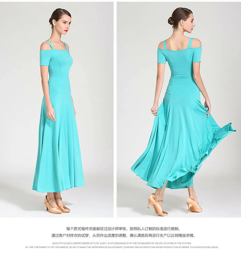 Sleek Ballroom Dance Dress | Refined Spectrum Collection