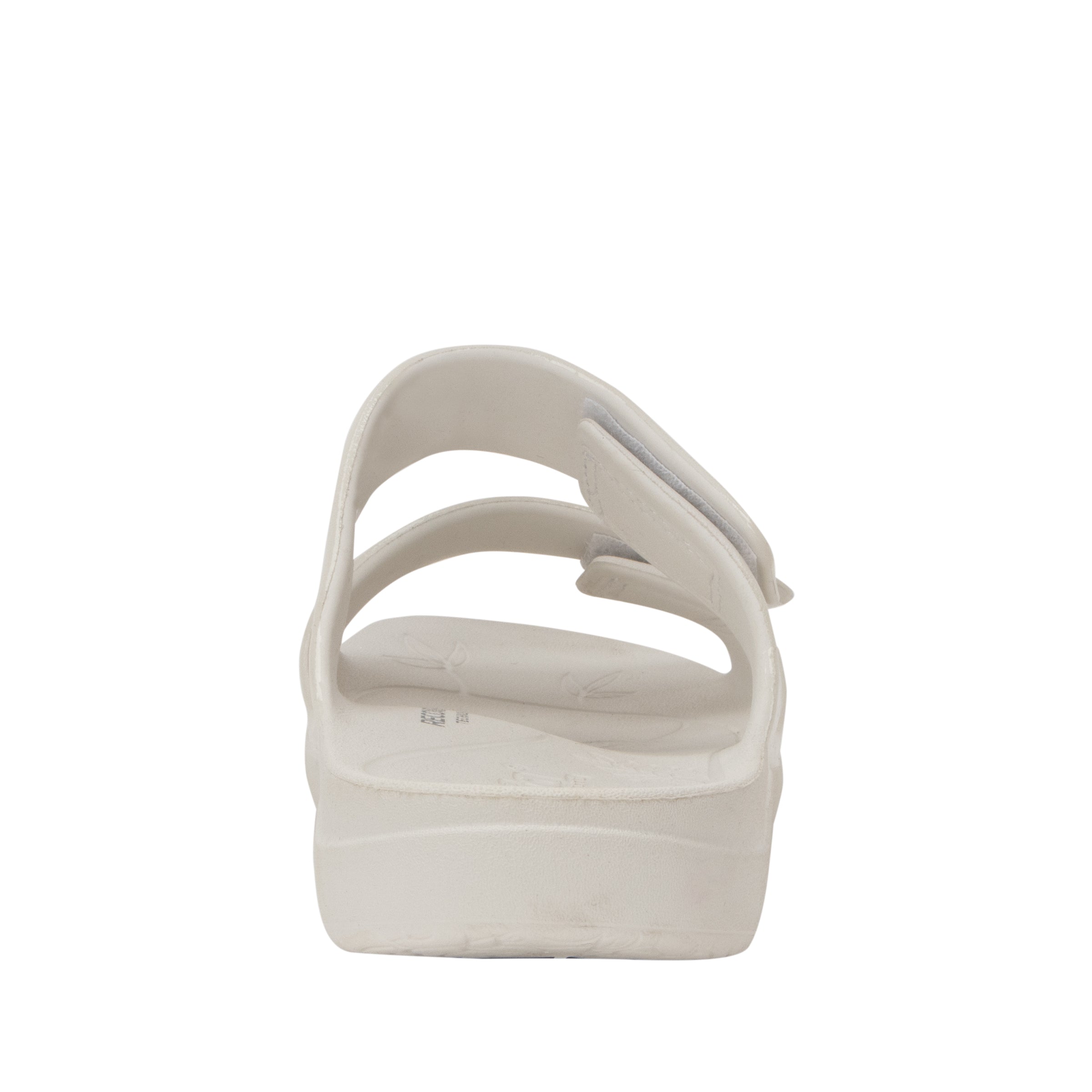 Result: White Gloss Sandal - Orbyt, High-quality Sandals with a Shiny Finish