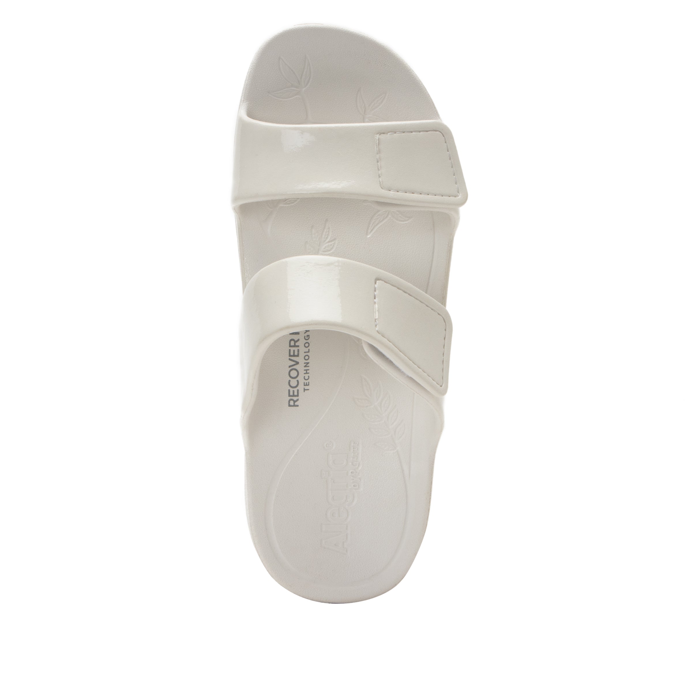 Result: White Gloss Sandal - Orbyt, High-quality Sandals with a Shiny Finish